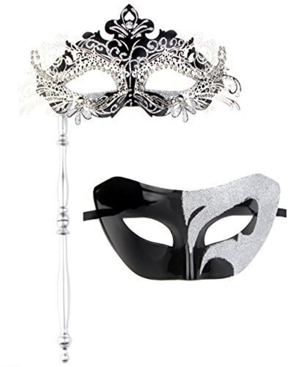 2323 One Pair Couple's Gorgeous Venetian Masquerade Masks Party Costumes
